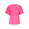 CAVALLI CLASS T-SHIRT MANICHE CORTE DONNA ROSA