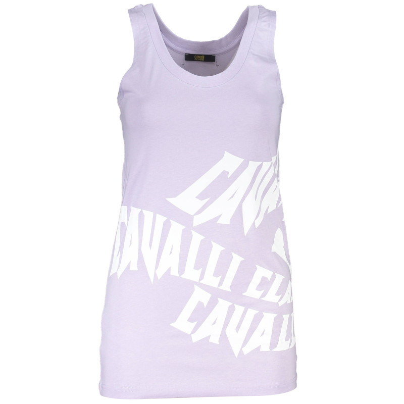 CAVALLI CLASS PURPLE WOMEN&39S TANK TOP