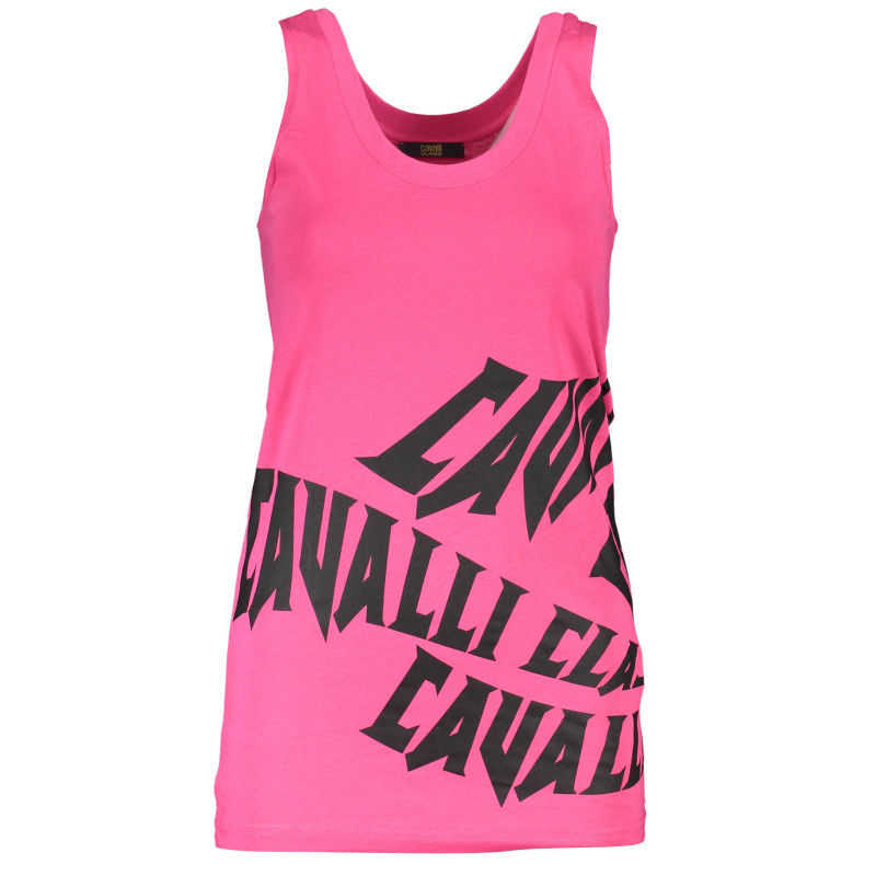 CAVALLI CLASS CANOTTA DONNA ROSA