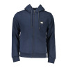 CAVALLI CLASS FELPA CON ZIP UOMO BLU