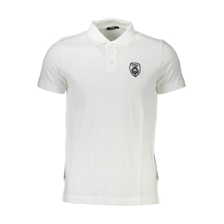 CAVALLI CLASS POLO SHORT SLEEVE MAN WHITE