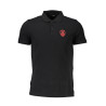 CAVALLI CLASS POLO SHORT SLEEVE MAN BLACK