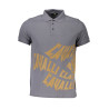 CAVALLI CLASS POLO SHORT SLEEVE MAN GRAY