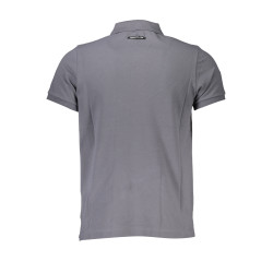 CAVALLI CLASS POLO SHORT SLEEVE MAN GRAY