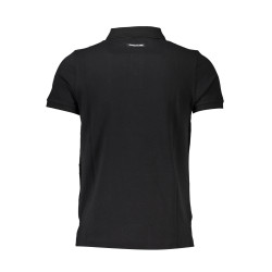 CAVALLI CLASS POLO SHORT SLEEVE MAN BLACK