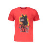 CAVALLI CLASS T-SHIRT MANICHE CORTE UOMO ROSSO