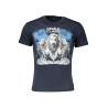 CAVALLI CLASS T-SHIRT MANICHE CORTE UOMO BLU