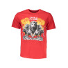 CAVALLI CLASS T-SHIRT MANICHE CORTE UOMO ROSSO