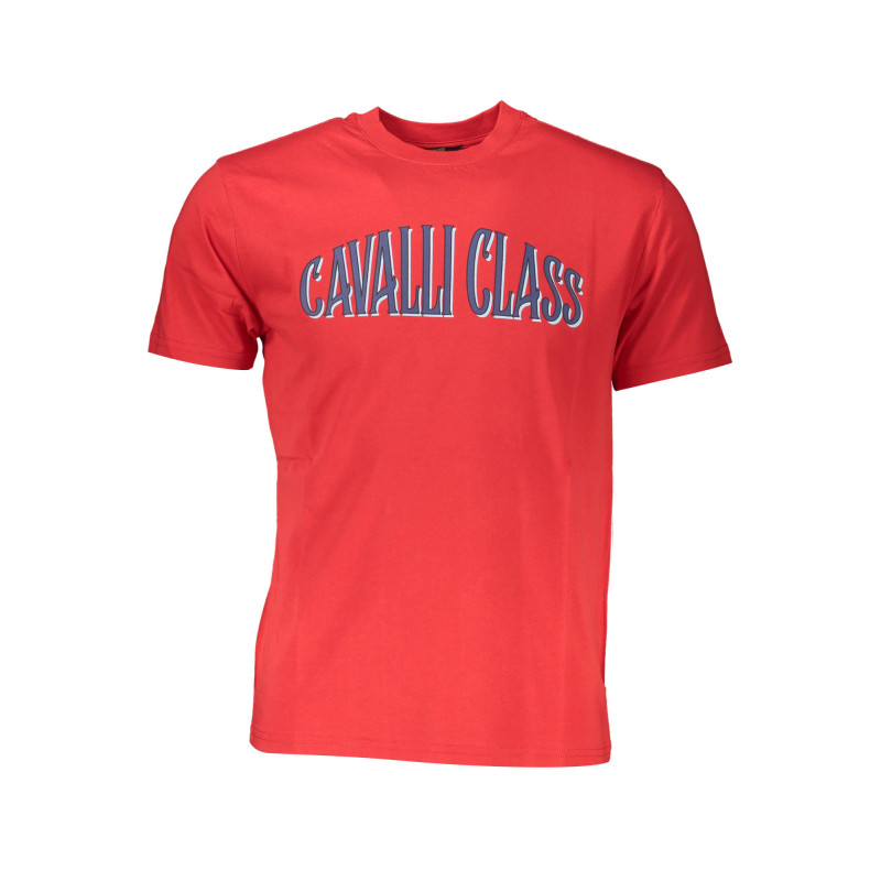 CAVALLI CLASS T-SHIRT MANICHE CORTE UOMO ROSSO