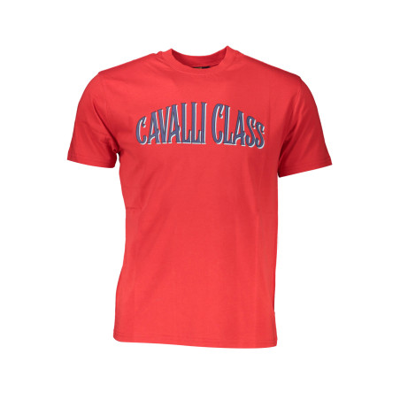 CAVALLI CLASS T-SHIRT MANICHE CORTE UOMO ROSSO