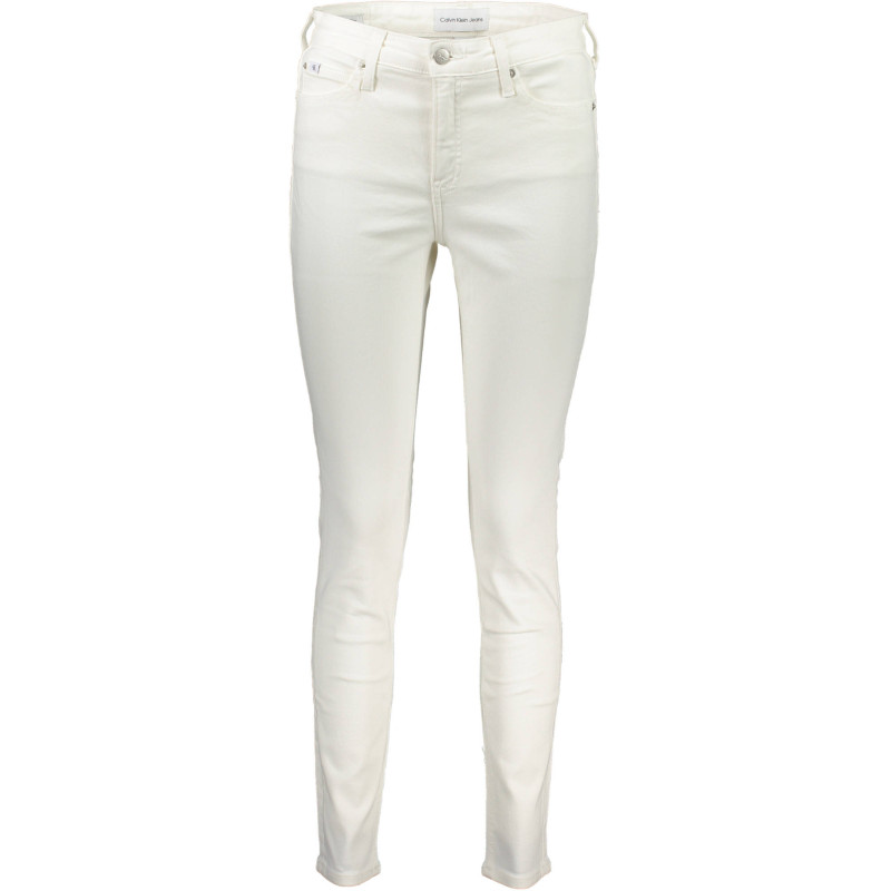 CALVIN KLEIN JEANS DENIM DONNA BIANCO