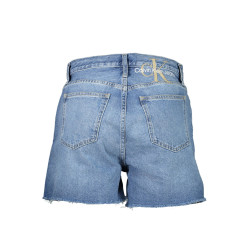 CALVIN KLEIN JEANS SHORT WOMAN BLUE