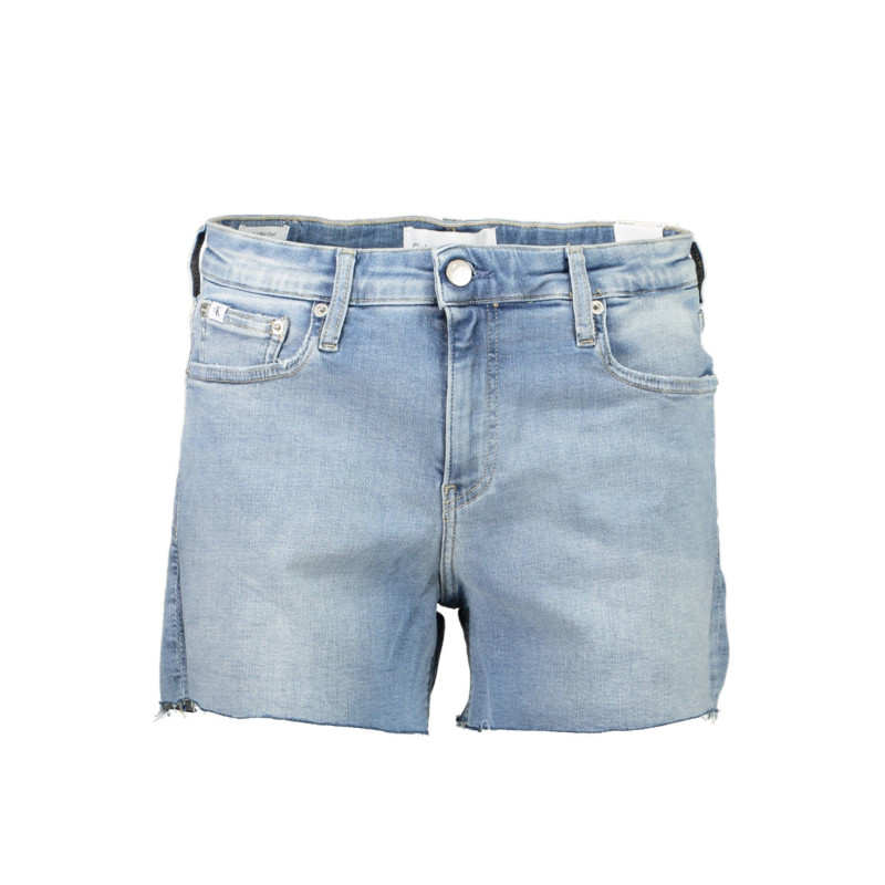 CALVIN KLEIN JEANS SHORT WOMAN LIGHT BLUE