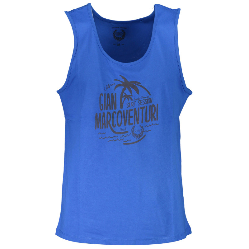 GIAN MARCO VENTURI MAN BLUE TANK TOP