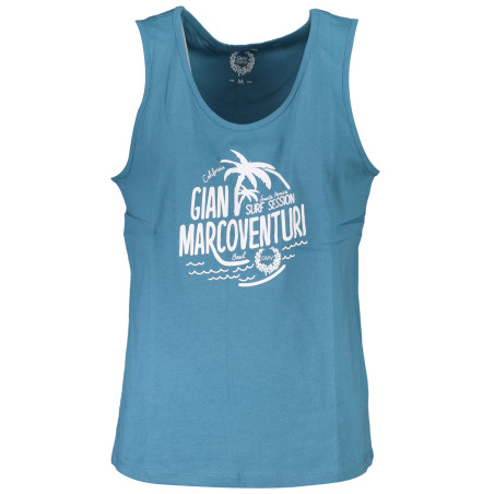 GIAN MARCO VENTURI MAN BLUE TANK TOP