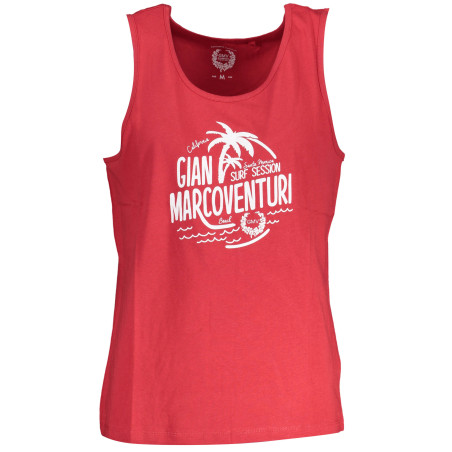 GIAN MARCO VENTURI MAN RED TANK TOP