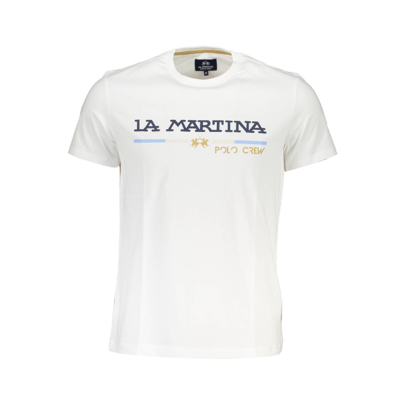 LA MARTINA T-SHIRT MANICHE CORTE UOMO BIANCO