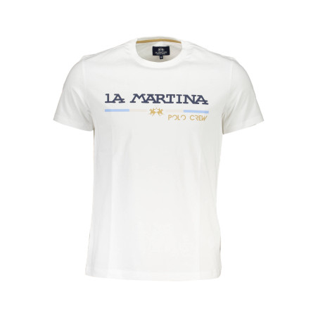 LA MARTINA T-SHIRT MANICHE CORTE UOMO BIANCO