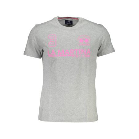 LA MARTINA T-SHIRT SHORT SLEEVE MAN GRAY