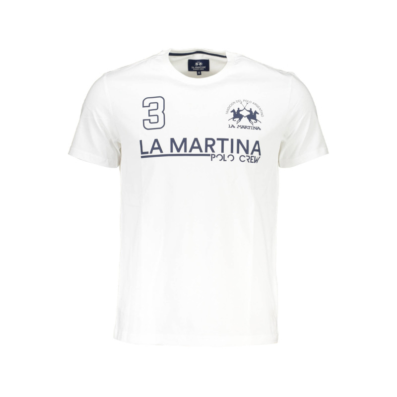 LA MARTINA T-SHIRT MANICHE CORTE UOMO BIANCO