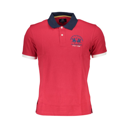 LA MARTINA POLO SHORT SLEEVE MAN RED