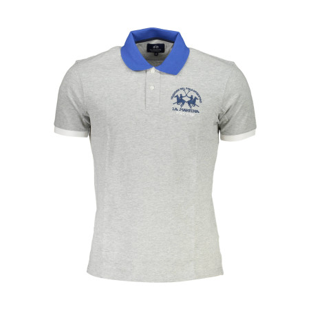 LA MARTINA POLO SHORT SLEEVE MAN GRAY