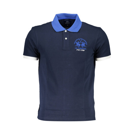 LA MARTINA POLO SHORT SLEEVE MAN BLUE