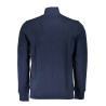 LA MARTINA MEN&39S BLUE ZIPPED SWEATSHIRT