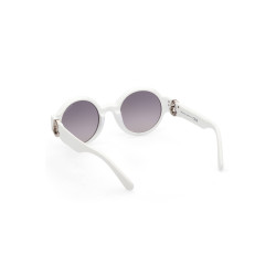 MONCLER WHITE WOMAN SUNGLASSES