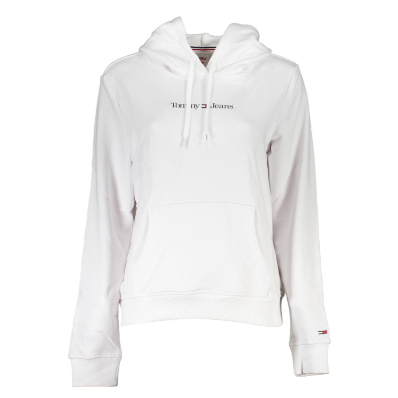 TOMMY HILFIGER WOMEN&39S WHITE SWEATSHIRT WITHOUT ZIP