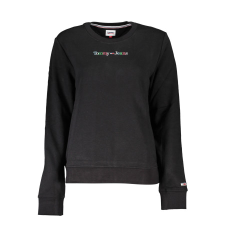 TOMMY HILFIGER SWEATSHIRT WITHOUT ZIP WOMEN BLACK