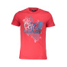 CAVALLI CLASS T-SHIRT MANICHE CORTE UOMO ROSSO