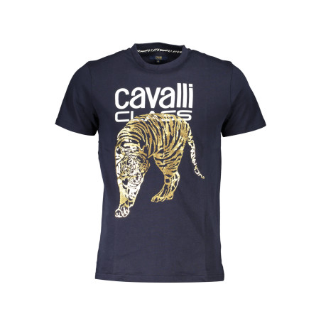 CAVALLI CLASS T-SHIRT MANICHE CORTE UOMO BLU