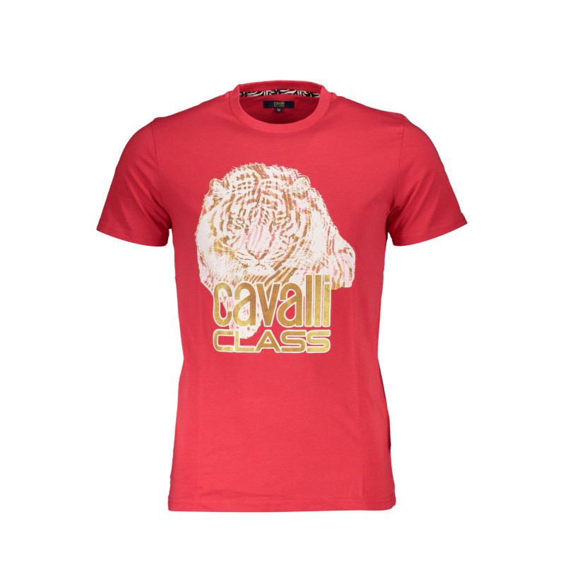 CAVALLI CLASS T-SHIRT SHORT SLEEVE MAN RED