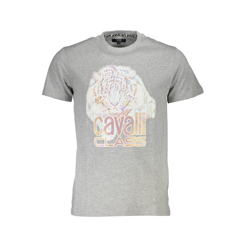 CAVALLI CLASS T-SHIRT SHORT SLEEVE MAN GRAY