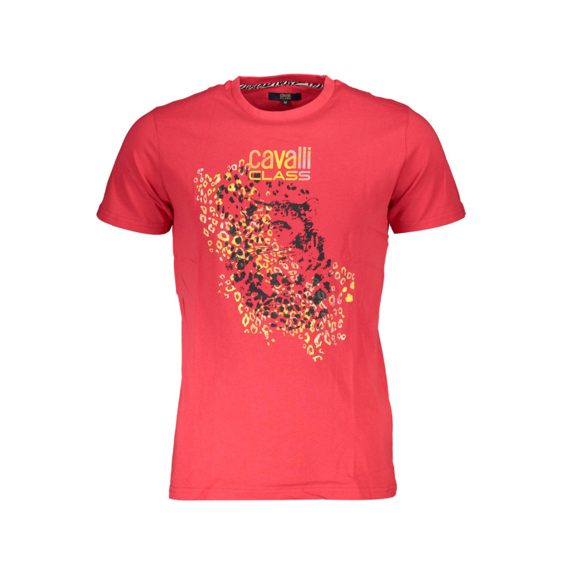 CAVALLI CLASS T-SHIRT MANICHE CORTE UOMO ROSSO