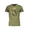 CAVALLI CLASS T-SHIRT MANICHE CORTE UOMO VERDE