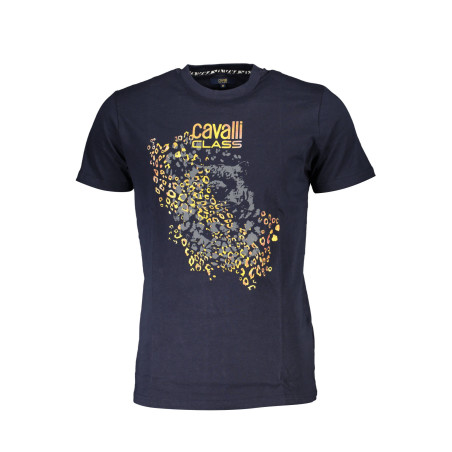 CAVALLI CLASS T-SHIRT MANICHE CORTE UOMO BLU