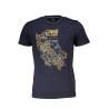 CAVALLI CLASS T-SHIRT MANICHE CORTE UOMO BLU