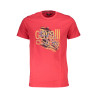 CAVALLI CLASS T-SHIRT MANICHE CORTE UOMO ROSSO