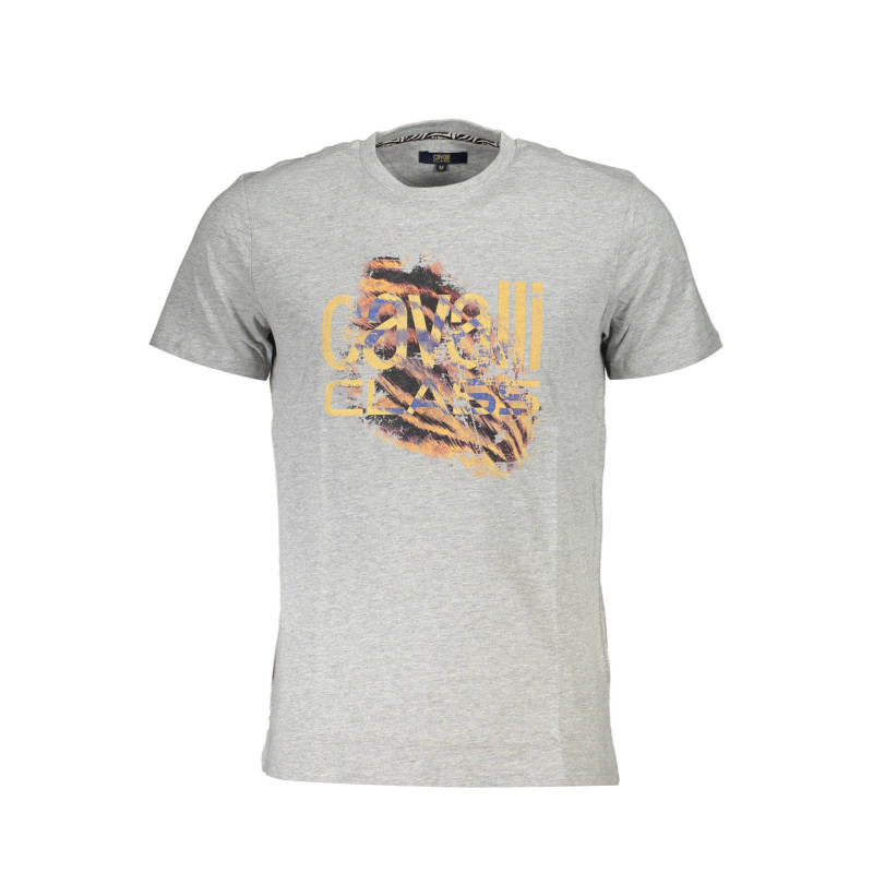 CAVALLI CLASS T-SHIRT SHORT SLEEVE MAN GRAY