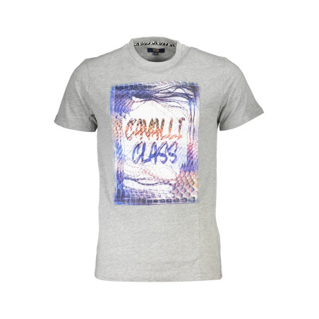 CAVALLI CLASS T-SHIRT MANICHE CORTE UOMO GRIGIO