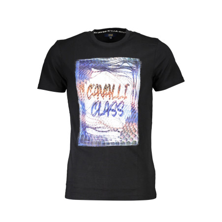 CAVALLI CLASS T-SHIRT MANICHE CORTE UOMO NERO