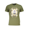 CAVALLI CLASS T-SHIRT MANICHE CORTE UOMO VERDE