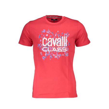 CAVALLI CLASS T-SHIRT MANICHE CORTE UOMO ROSSO