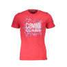 CAVALLI CLASS T-SHIRT MANICHE CORTE UOMO ROSSO