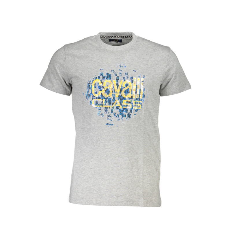 CAVALLI CLASS T-SHIRT MANICHE CORTE UOMO GRIGIO