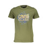 CAVALLI CLASS T-SHIRT MANICHE CORTE UOMO VERDE