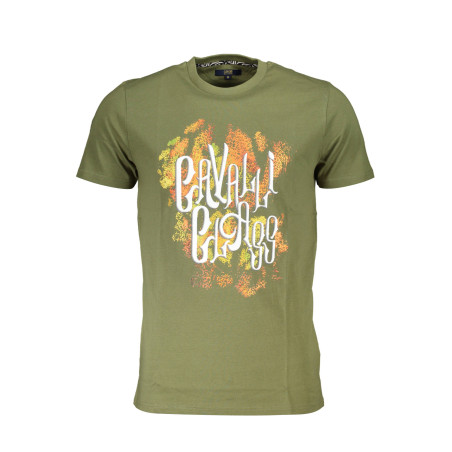 CAVALLI CLASS T-SHIRT SHORT SLEEVE MAN GREEN