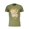 CAVALLI CLASS T-SHIRT MANICHE CORTE UOMO VERDE